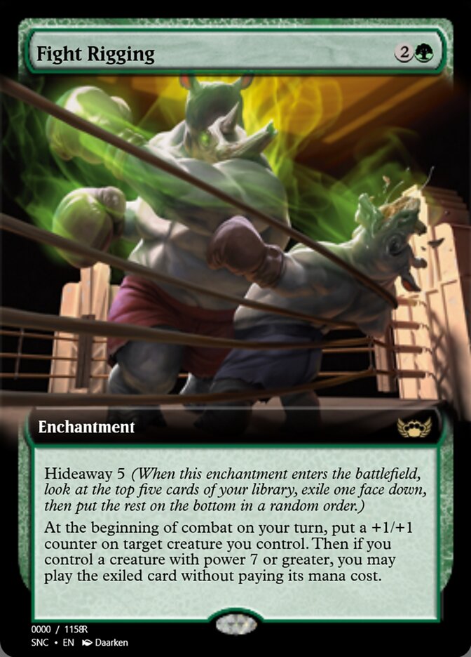 Magic the Gathering Card - Fight Rigging - MTG Circle