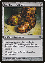 Magic the Gathering Card - Trailblazer's Boots - MTG Circle