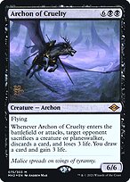 Magic the Gathering Card - Archon of Cruelty - MTG Circle