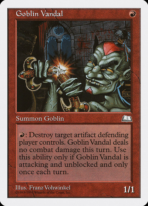 Magic the Gathering Card - Goblin Vandal - MTG Circle