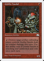 Magic the Gathering Card - Goblin Vandal - MTG Circle