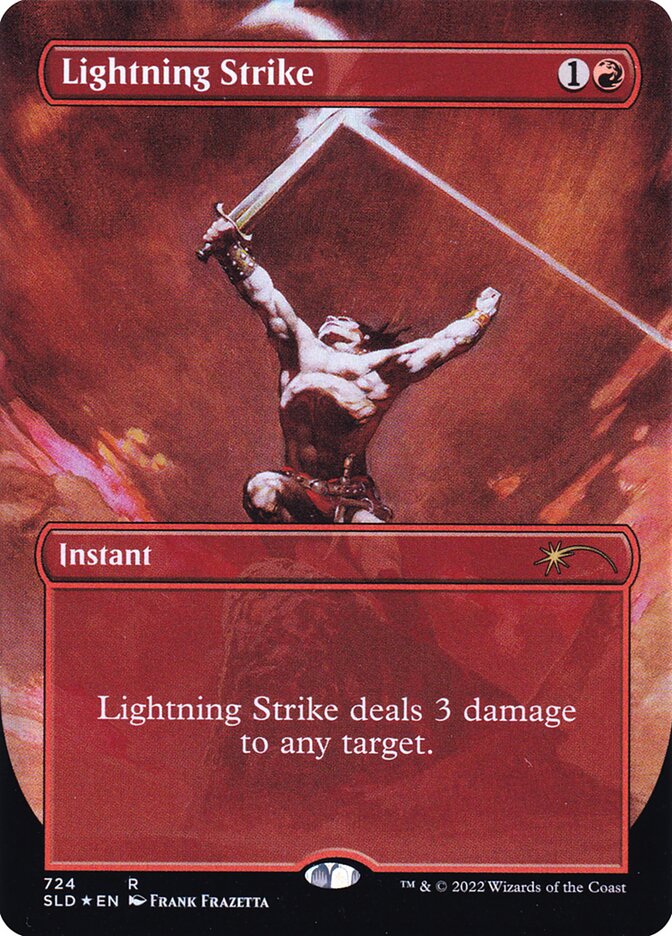 Magic the Gathering Card - Lightning Strike - MTG Circle