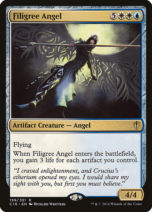 Magic the Gathering Card - Filigree Angel - MTG Circle