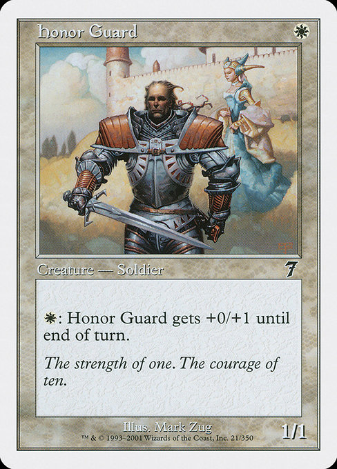 Magic the Gathering Card - Honor Guard - MTG Circle