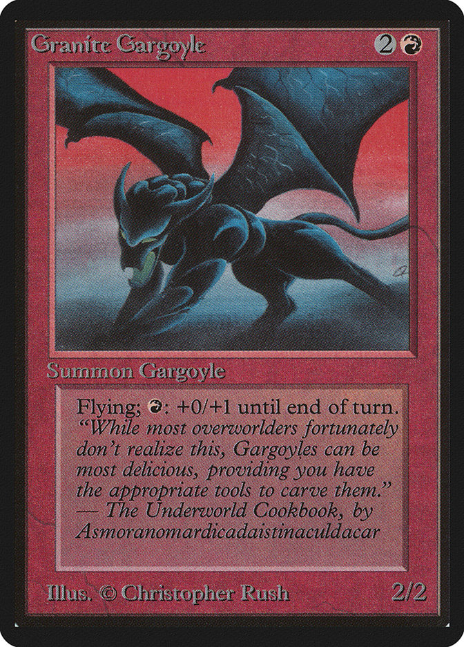 Magic the Gathering Card - Granite Gargoyle - MTG Circle