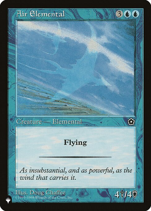 Magic the Gathering Card - Air Elemental - MTG Circle