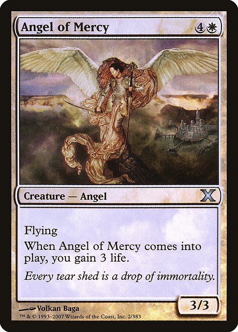 Magic the Gathering Card - Angel of Mercy - MTG Circle