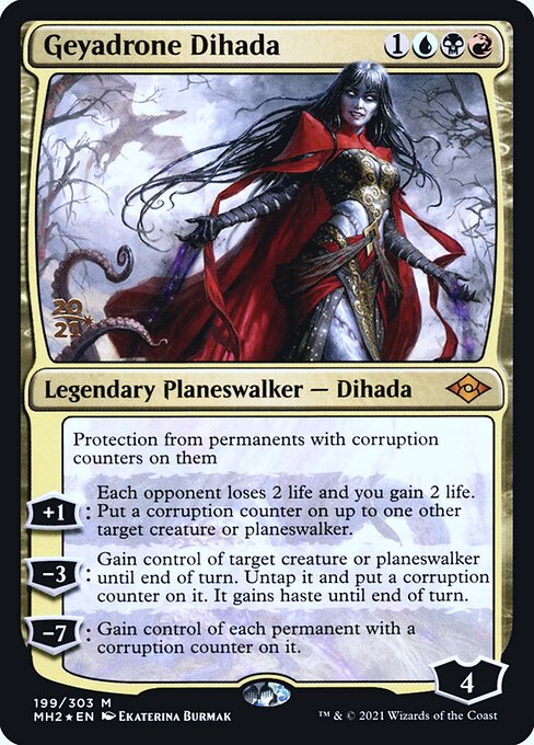 Magic the Gathering Card - Geyadrone Dihada - MTG Circle