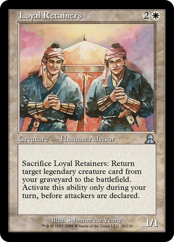 Magic the Gathering Card - Loyal Retainers - MTG Circle
