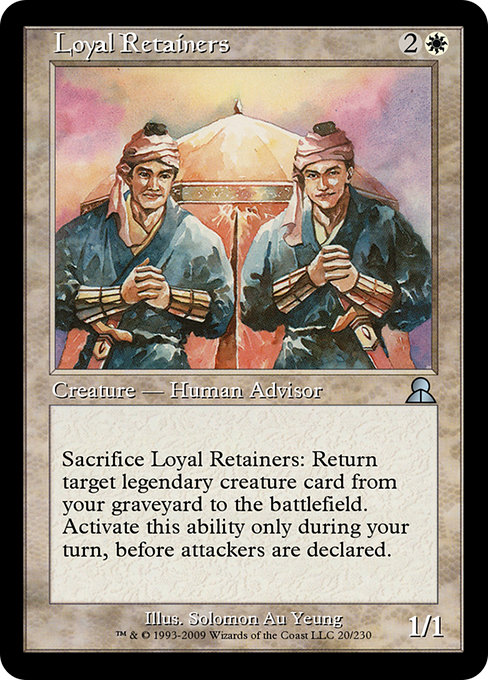 Magic the Gathering Card - Loyal Retainers - MTG Circle