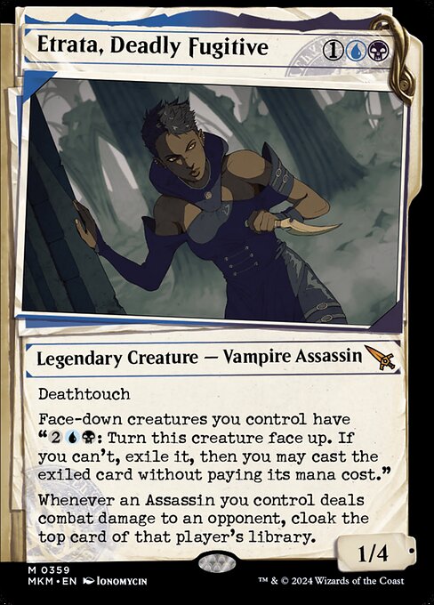 Magic the Gathering Card - Etrata, Deadly Fugitive - MTG Circle