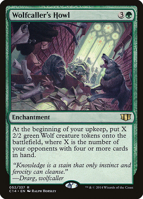 Magic the Gathering Card - Wolfcaller's Howl - MTG Circle