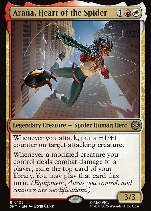 Magic the Gathering Card - Araña, Heart of the Spider - MTG Circle