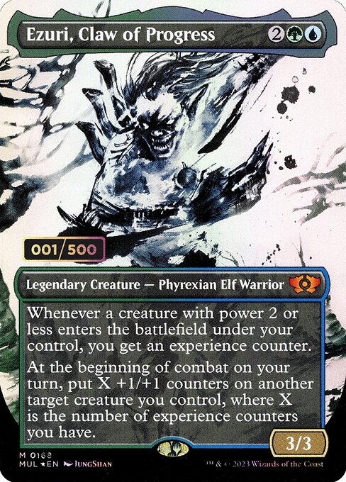 Magic the Gathering Card - Ezuri, Claw of Progress - MTG Circle
