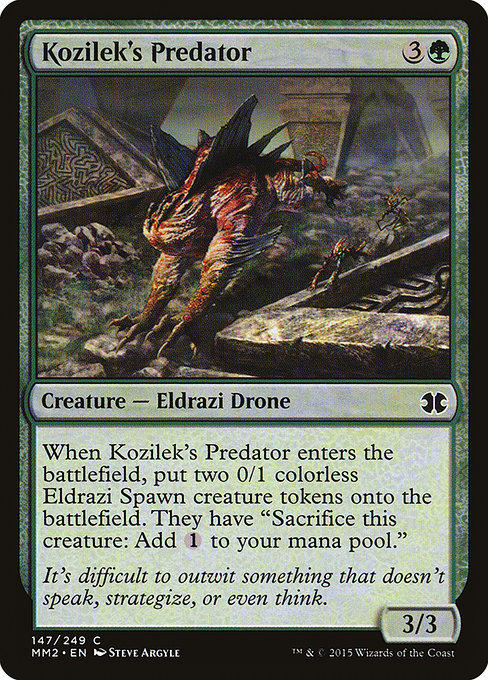 Magic the Gathering Card - Kozilek's Predator - MTG Circle
