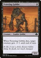Magic the Gathering Card - Festering Goblin - MTG Circle