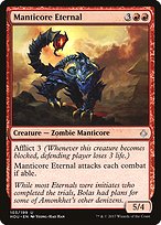 Magic the Gathering Card - Manticore Eternal - MTG Circle