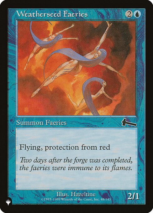 Magic the Gathering Card - Weatherseed Faeries - MTG Circle