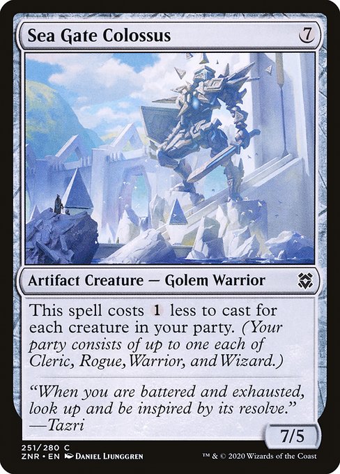 Magic the Gathering Card - Sea Gate Colossus - MTG Circle