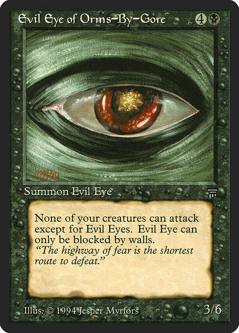 Magic the Gathering Card - Evil Eye of Orms-by-Gore - MTG Circle