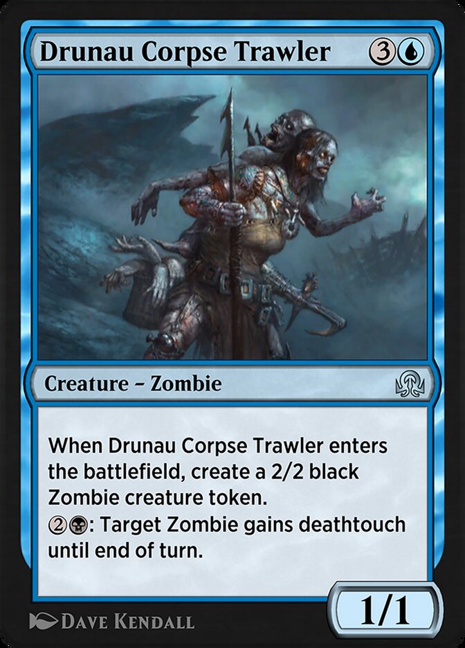 Magic the Gathering Card - Drunau Corpse Trawler - MTG Circle
