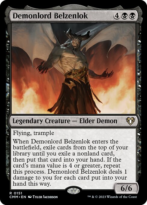 Magic the Gathering Card - Demonlord Belzenlok - MTG Circle