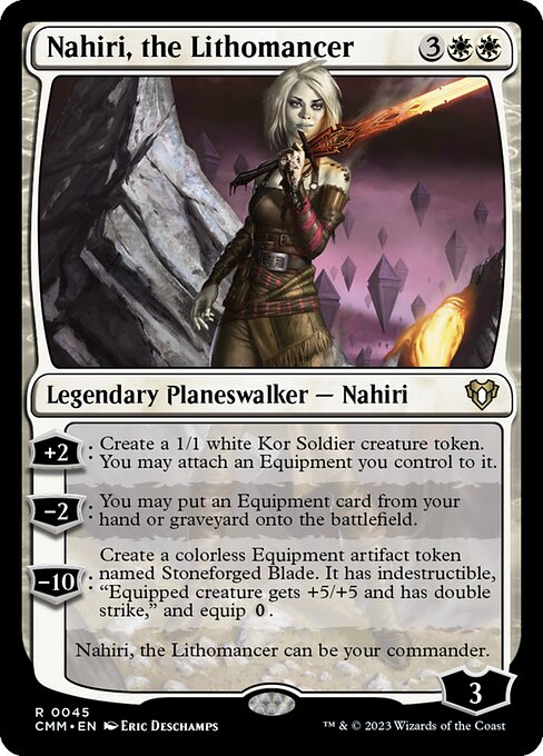 Magic the Gathering Card - Nahiri, the Lithomancer - MTG Circle