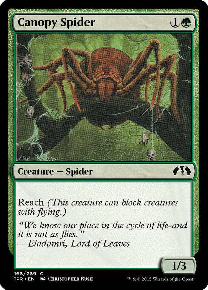 Magic the Gathering Card - Canopy Spider - MTG Circle