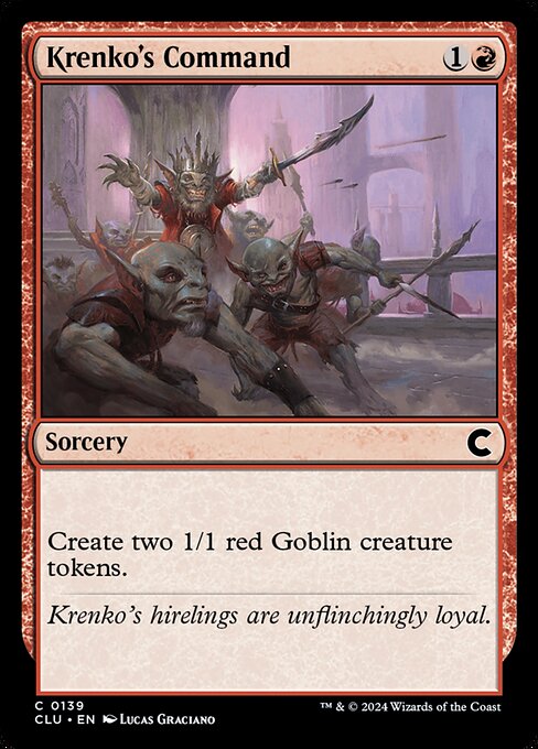Magic the Gathering Card - Krenko's Command - MTG Circle
