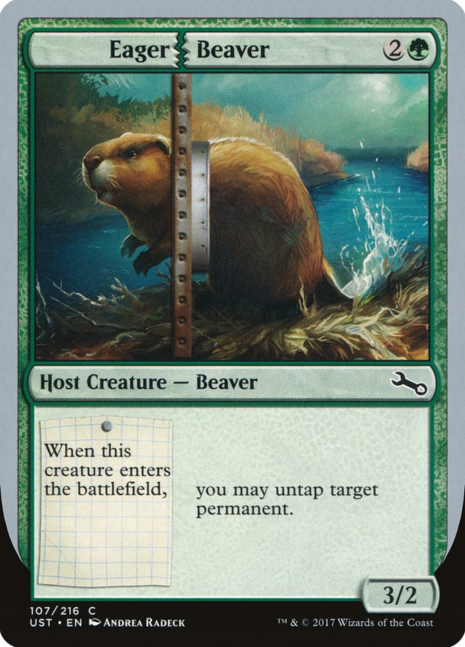 Magic the Gathering Card - Eager Beaver - MTG Circle
