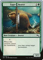 Magic the Gathering Card - Eager Beaver - MTG Circle