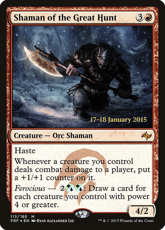 Magic the Gathering Card - Shaman of the Great Hunt - MTG Circle