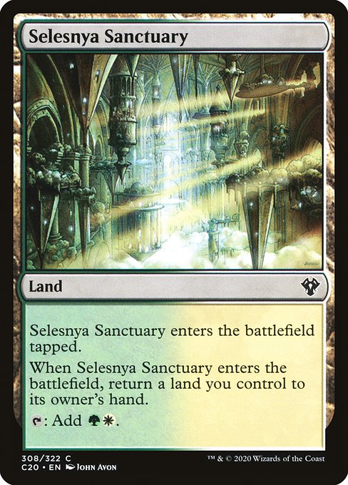 Magic the Gathering Card - Selesnya Sanctuary - MTG Circle