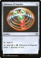 Magic the Gathering Card - Talisman of Impulse - MTG Circle