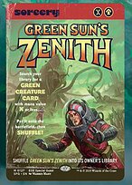 Magic the Gathering Card - Green Sun's Zenith - MTG Circle