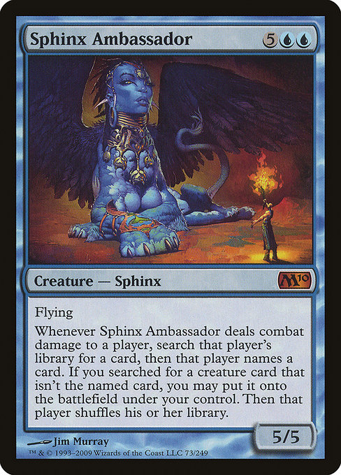 Magic the Gathering Card - Sphinx Ambassador - MTG Circle