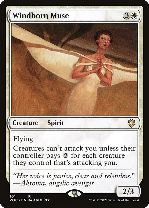 Magic the Gathering Card - Windborn Muse - MTG Circle