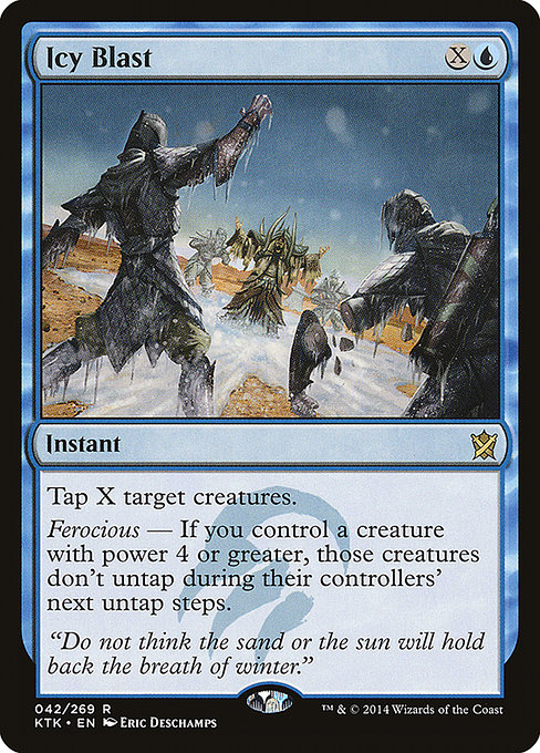 Magic the Gathering Card - Icy Blast - MTG Circle