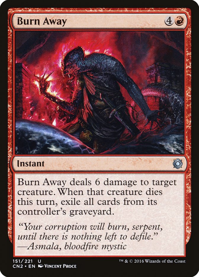 Magic the Gathering Card - Burn Away - MTG Circle