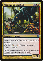 Magic the Gathering Card - Monstrous Carabid - MTG Circle
