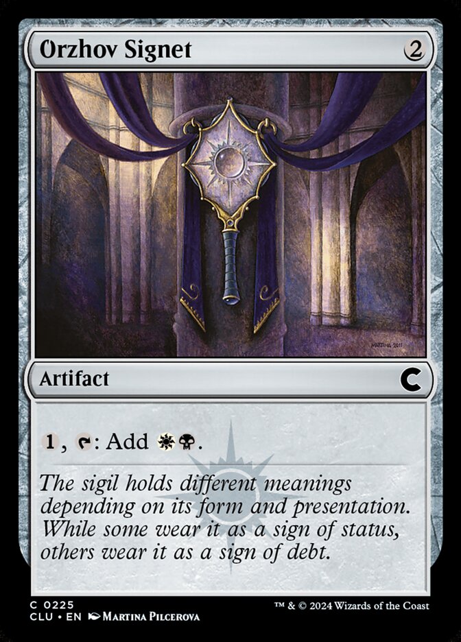 Magic the Gathering Card - Orzhov Signet - MTG Circle