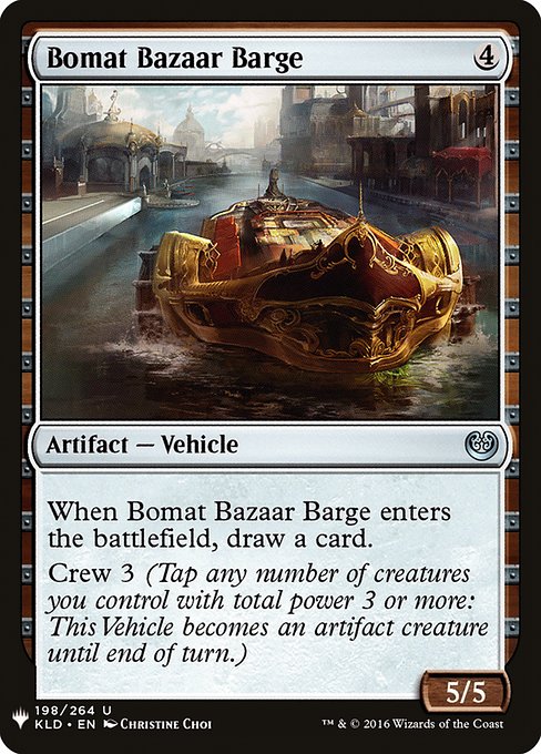 Magic the Gathering Card - Bomat Bazaar Barge - MTG Circle