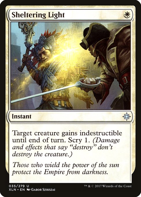 Magic the Gathering Card - Sheltering Light - MTG Circle