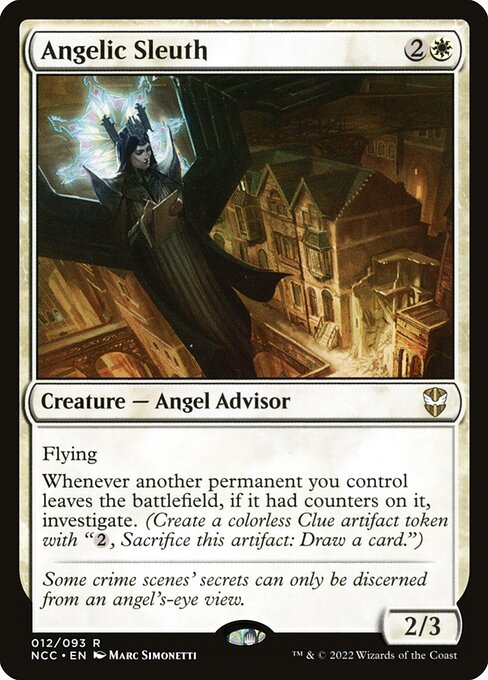 Magic the Gathering Card - Angelic Sleuth - MTG Circle