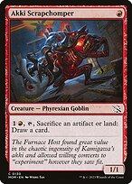 Magic the Gathering Card - Akki Scrapchomper - MTG Circle