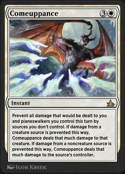 Magic the Gathering Card - Comeuppance - MTG Circle