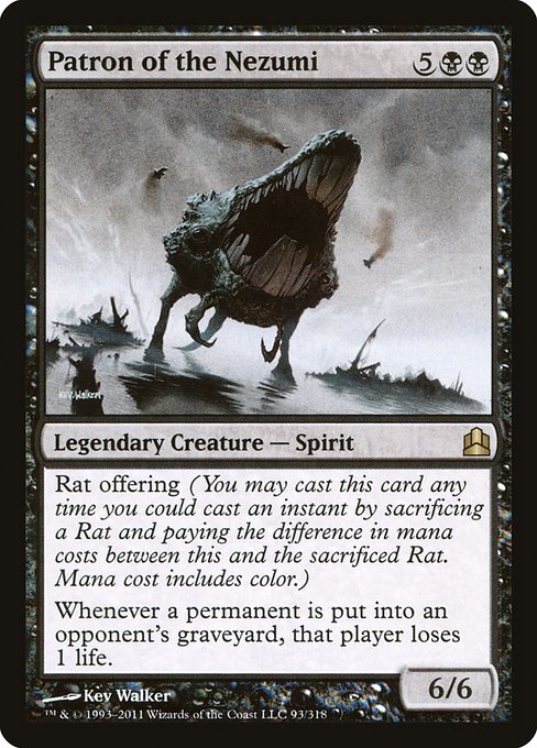 Magic the Gathering Card - Patron of the Nezumi - MTG Circle