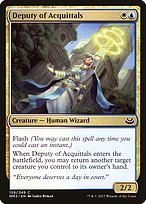 Magic the Gathering Card - Deputy of Acquittals - MTG Circle