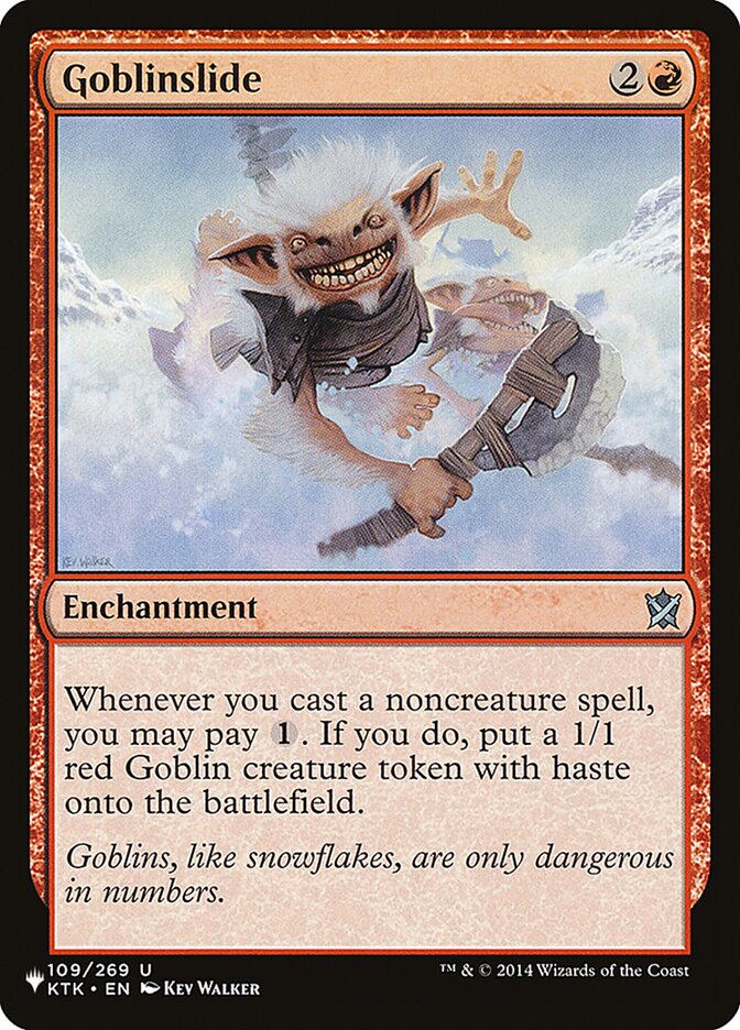 Magic the Gathering Card - Goblinslide - MTG Circle