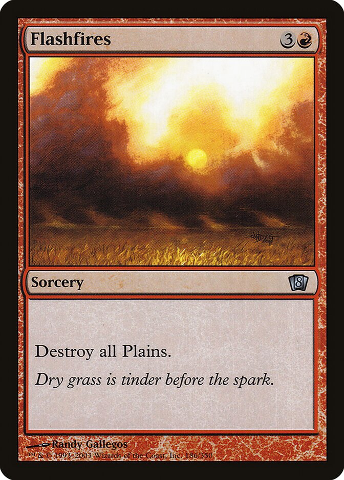 Magic the Gathering Card - Flashfires - MTG Circle